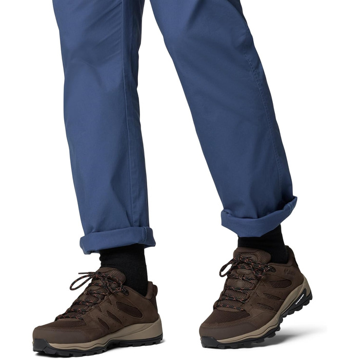Чоловічі трекінгові черевики Columbia Redmond Iv Low Waterproof Mid Rise, 45 EU, Cordovan Tangy Orange