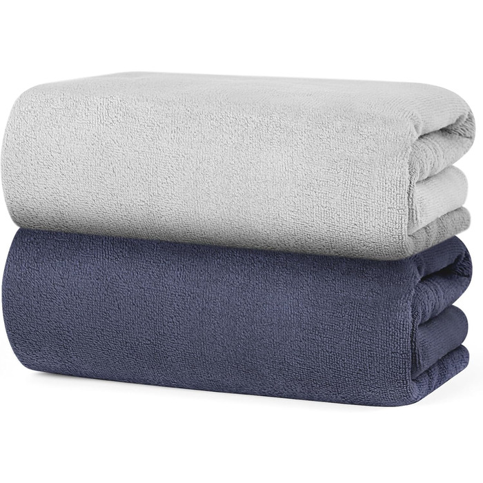 Набір рушників з мікрофібри URAQT, 12 шт. Швидковисихаючі рушники з мікрофібри для сауни, фітнесу, спорту, подорожей, пляжу - фітнес, спорт, плавання, 30 x 30 см (2 рушники з мікрофібри)