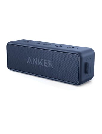 Anker SoundCore 2 Bluetooth колонка, 24 год, IPX7, мікрофон, темно-синій