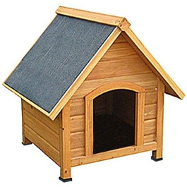 Metra Solid Wood Dog House with Gable Roof