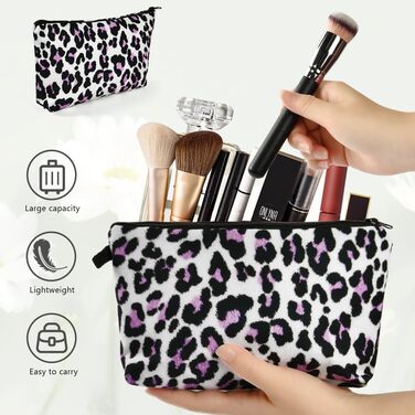 Набір косметичок-органайзерів з тканини, 4 шт. для подорожей, косметики та макіяжу, багатофункціональні, різнокольорові