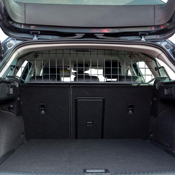 Сітка-перегородка для собак Travall для SEAT Leon (2020-), захист багажника, перегородка для собак, міцна сталева сітка, авто-бар'єр для собак