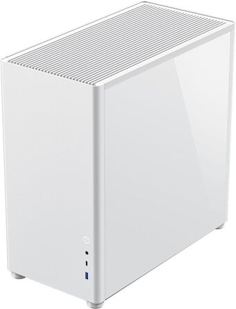 Корпус GameMax Spark Pro для ігрового ПК ATX з двома скляними панелями, USB 3.0/Typ C, білий