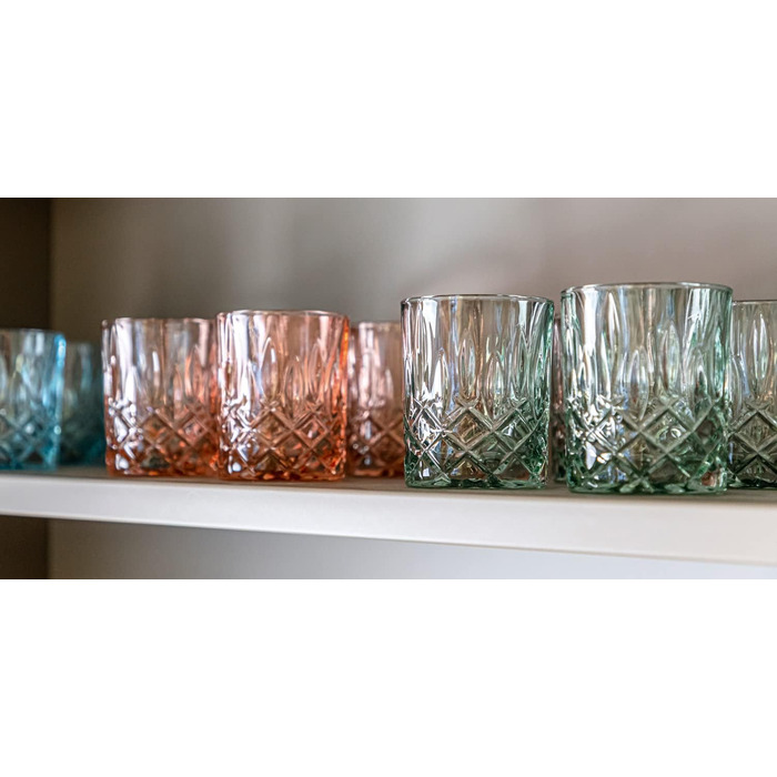 Набір склянок для віскі Nachtmann Noblesse, 2 шт, 295 мл, блакитний відтінок, кришталь, 104239