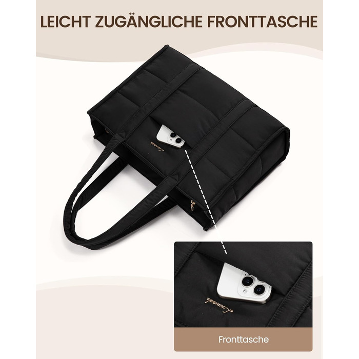 Сумка для ноутбука LOVEVOOK для жінок, велика містка, на плечі, для роботи, навчання, універсальна (17 дюймів, темно-зелена)