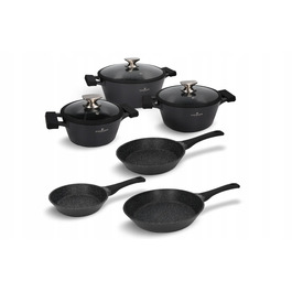 Набір каструль та сковорідок Black Stone Zwieger, 9 предметів