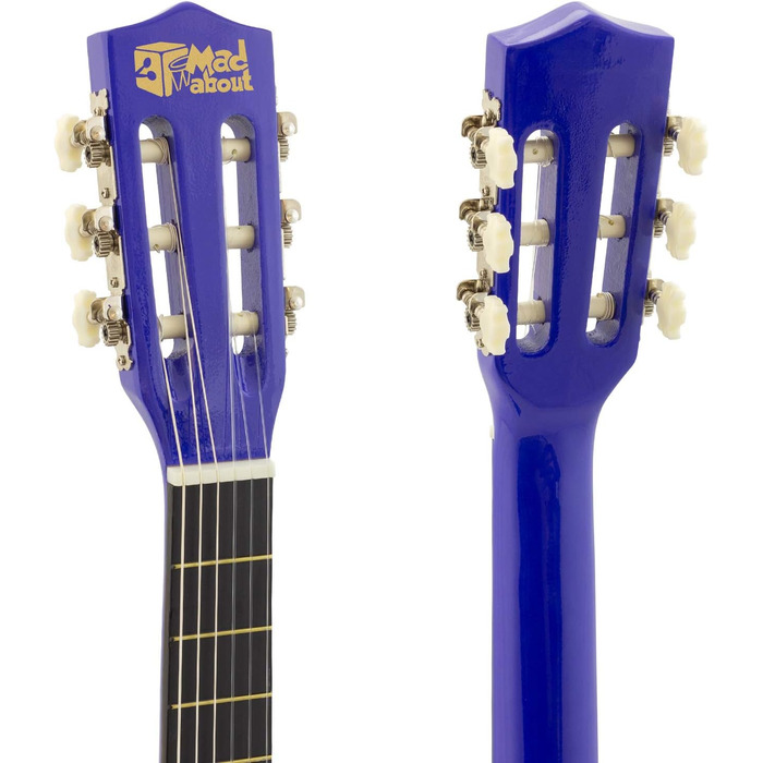 Гітара класична Mad About MA-CG07 1/2 розміру, блакитна - з чохлом, ремінком, медіатором та запасними струнами