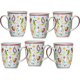 Ritzenhoff & Breker Doppio Shanti 30-Piece Porcelain Coffee Mug Set