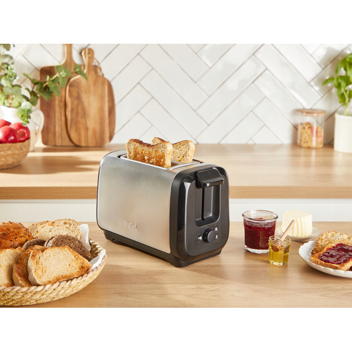 Тостер Tefal TT5S1DE0, сріблястий/сірий, 1300 Вт