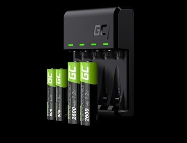 Зарядний пристрій Green Cell VitalCharger для 4 акумуляторів AA/AAA Ni-MH