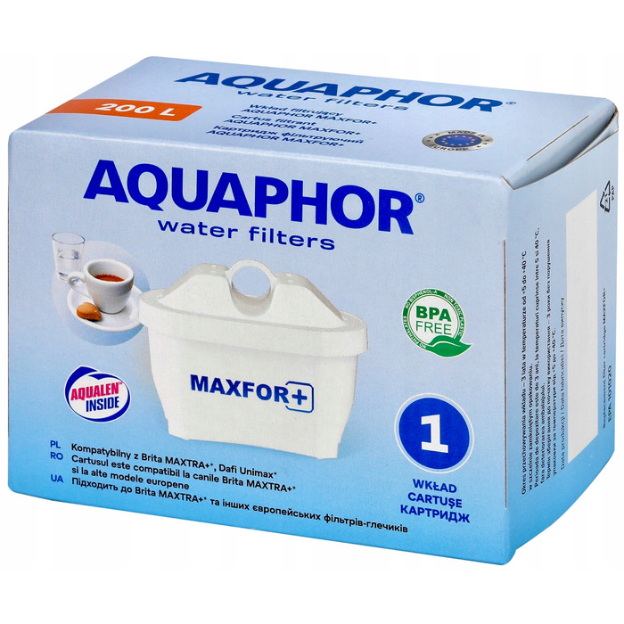 Смінні фільтрувальні картриджі Aquaphor Maxfor+, 10 шт.