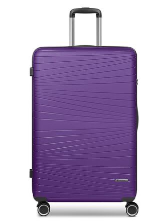 Набір валіз Franky Dallas 3.0 3 шт. | Тріумф, TSA-замок, 4 колеса, фіксуючий ручка | 36/60/92 л (фіолетовий, валіза L 75 см)