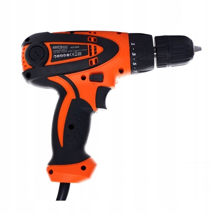 Мережевий шуруповерт Kraft&Dele KD1664, 230 В