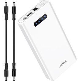 Power Bank NASTIMA 12V 5200mAh з трьохвидим виходом (USB-A, USB-C, DC) для LED, CCTV, камер та ін.