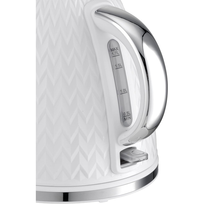 Електричний чайник Eldom C265B, 1.7 л, 2000 Вт, ретро дизайн, білий | Чайник для кухні