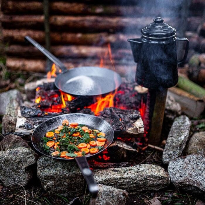 Petromax Cast Iron Pan, Black, sp24 (32 cm)