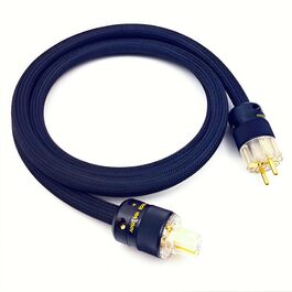 Аудіокабель живлення WAudio 10AWG Hi-Fi для електроніки, роз'єми Schuko та IEC, 2м