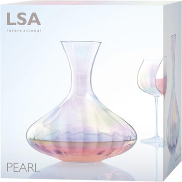 Карафа LSA International Pearl 2,4 л, перламутрова скляна