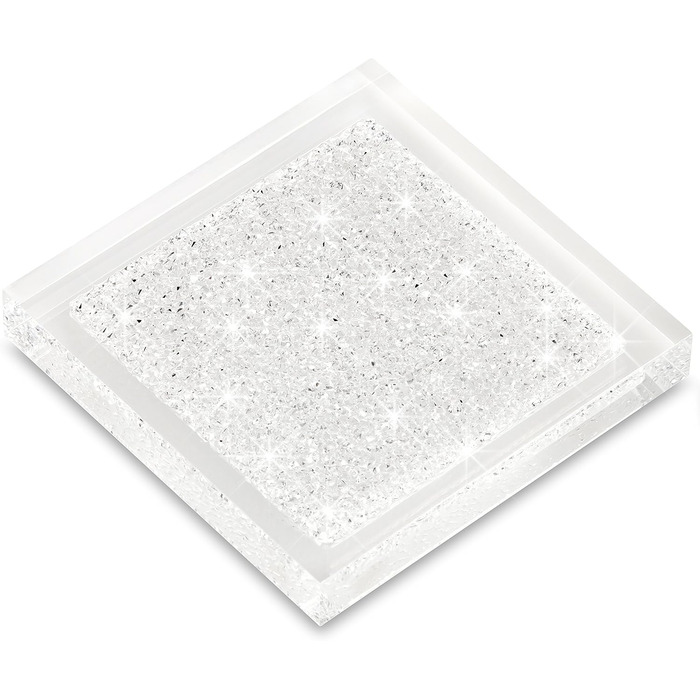Luxurious Coaster Embellished with Swarovski Crystals / Elegant Table Decoration (1 piece - ) (Transparent)