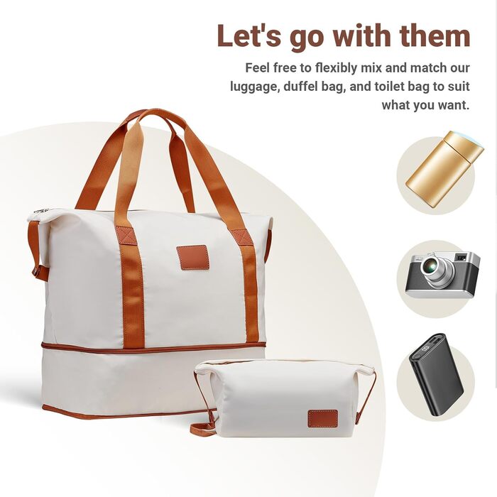 Чемодан Joyway ABS з жорсткою обшивкою, ручний багаж 56 см з TSA замком, відсіком для напоїв та стійким до тиску каркасом, білий