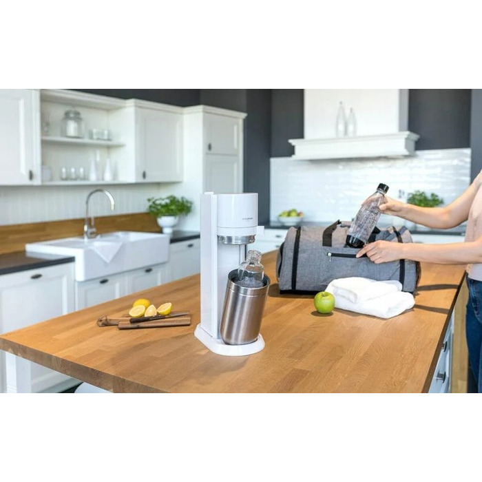 Сифон для газування води SodaStream Duo, Білий + 2 пляшки для напоїв