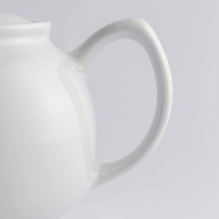 Чайник із кераміки Price & Kensington 1100 мл, пастельний білий, на 6 чашок