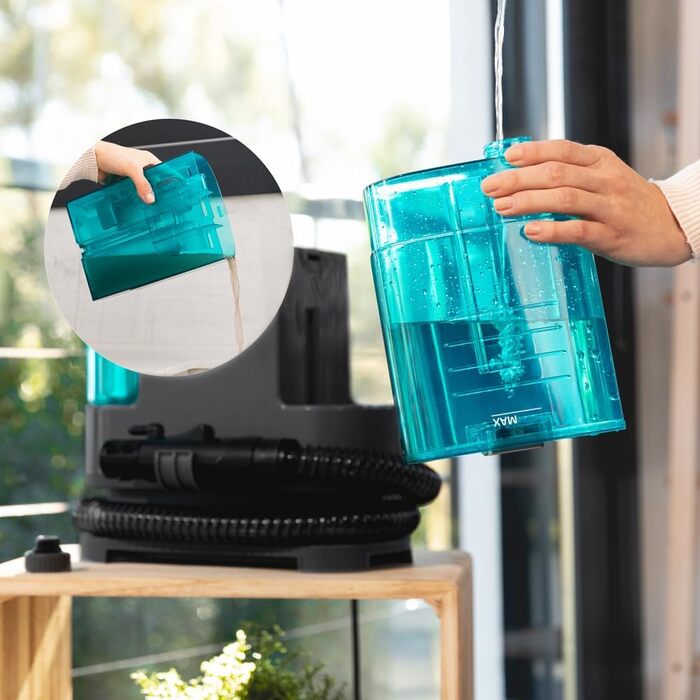 Пилгопоглинач Cecotec Conga Popstar 3000 CarpetClean: 400 Вт, 2 баки (чиста та брудна вода), водяний спрей, радіус дії 6 м, труба 1,2 м