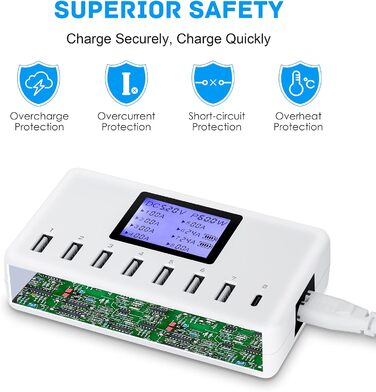 3-в-1 Індукційна зарядна станція для iPhone, AirPods та Apple Watch (15W, бездротова, портативна)