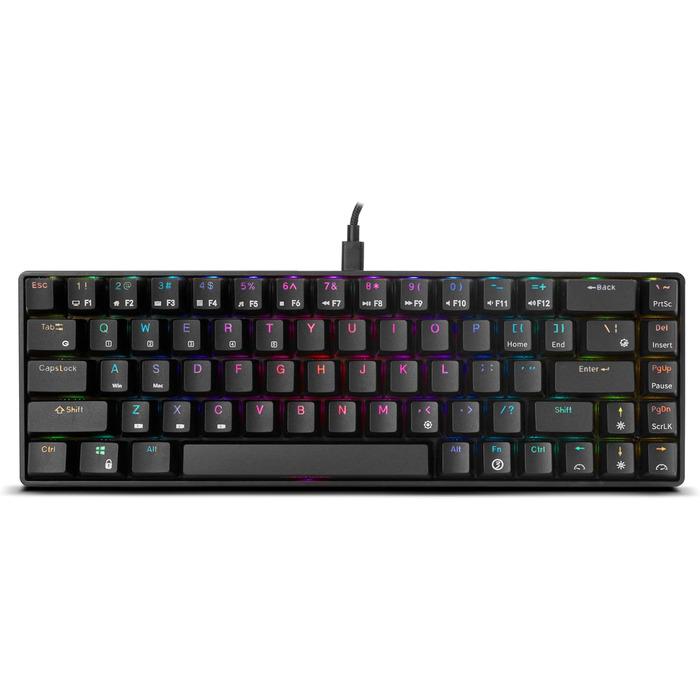 Ozone Gaming Gear Double TAP: Клавіатура + Миша, напівмеханічна, RGB, 4000 DPI, USB (Tactical US)