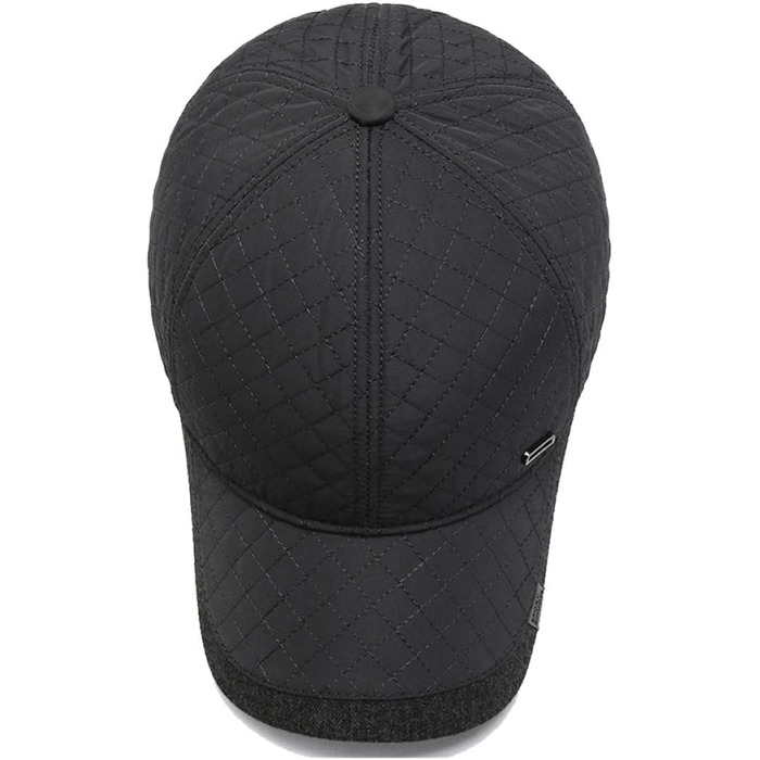 Спортивна зимова бейсболка з відкидною часткою для чоловіків. Шкіряна шапка з навушниками, зимова шапка, кепка, універсальний розмір, сірий колір