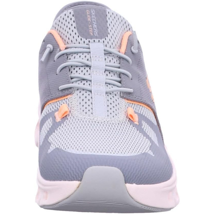 Кросівки Skechers Glide-Step Vibey Hands Free Slip-ins для жінок, сірі та помаранчеві, 38 EU