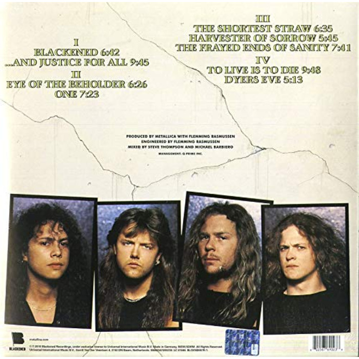 Metallica - ...And Justice For All (Remastered) - 2LP Vinyl LP платівка