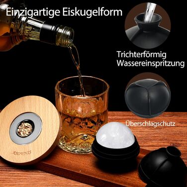 Набір для копчення віскі з факелом: 6 смаків, дерев'яні тріски, 2 склянки, 6 контейнерів для віскі, коктейльний набір для копчення, набір для копчення напоїв, подарунок на день народження для любителів бурбону (без бутану)