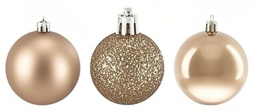 Relaxdays Set of 138 Christmas Baubles