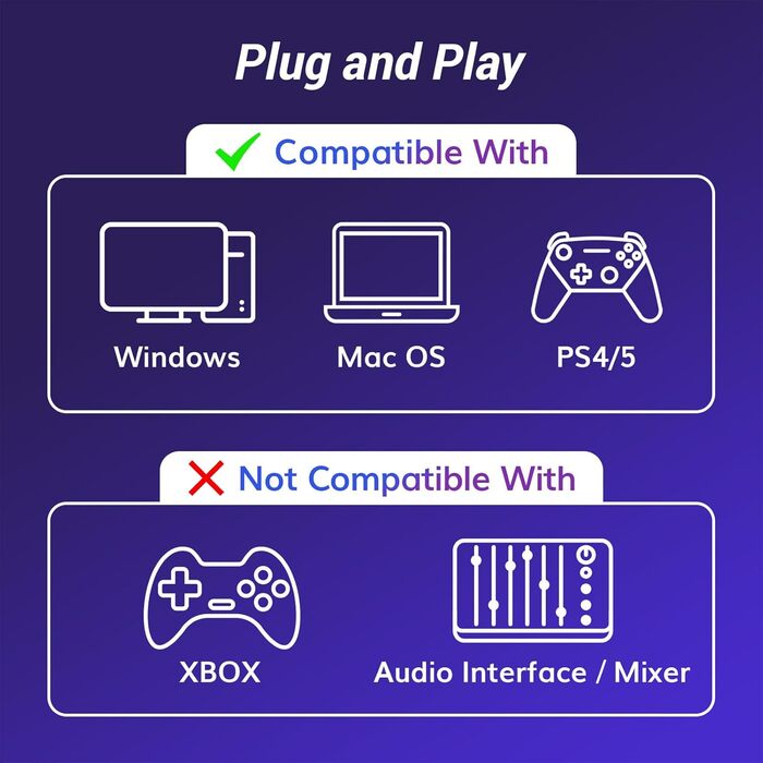 TONOR TC30 RGB мікрофон конденсаторний з підставкою, поп-фільтром та мікрофонною павутиною для стрімінгу, подкастингу, запису голосу, Twitch, сумісний з ноутбуком та ПК