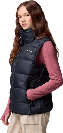 Жіноча жилетка Columbia Pike Lake 3, пухова жилетка-утеплювач, чорний колір, 1 шт.