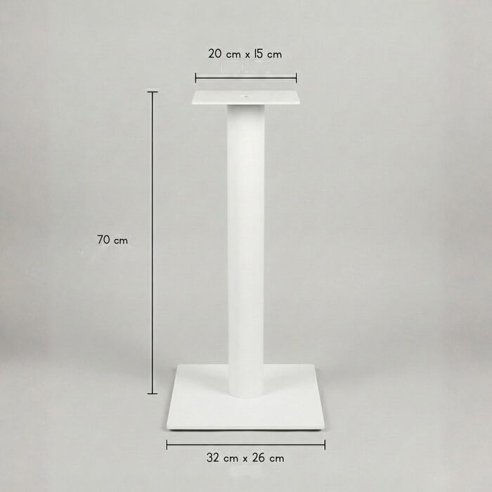 Підставка для акустики Sonorous SP100-70 Weiß (пара) – 70 см, алюміній, скло, 20 кг, кабель-менеджмент