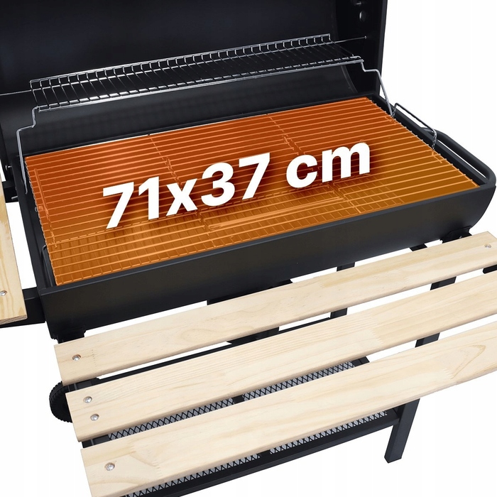 Вугільний гриль Heckermann 71 x 37 см