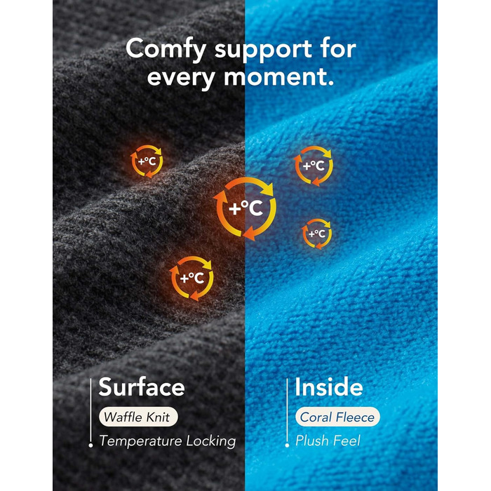 Чоловічі халапи VeraCosy з пам'яті піни, двоколірні, 40/41 EU, сірий/блакитний