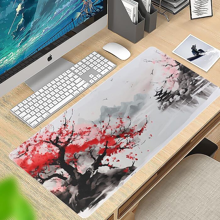 Килимок для миші ігровий XXL 900x400 мм, з антиковзким покриттям, водонепроникний, для ПК, MacBook, Laptop