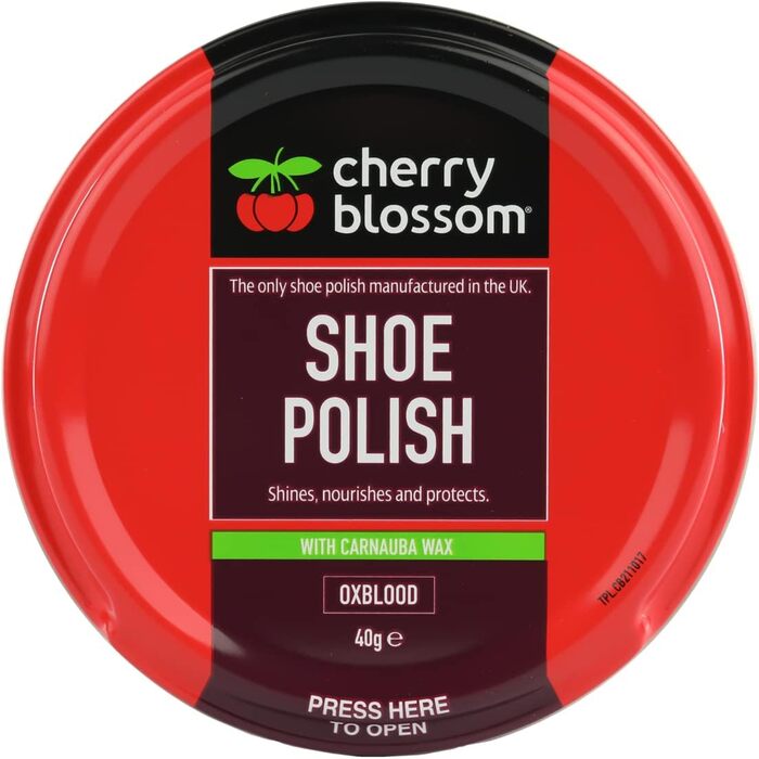 Cherry Blossom Shoe Polish Paste - Oxblood