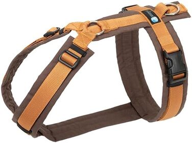 Шлейка для собак Anny-X Brustgeschirr Fun, колір коричнево-бурштиновий, розмір XXS (обхват грудей 36-42 см)