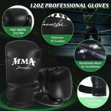 Надувний боксерський мішок для дорослих, стоячий боксерський мішок, самостійний мішок для кікбоксингу, обладнання для тренувань MMA, Муай Тай, фітнесу (стиль Power Punch A)