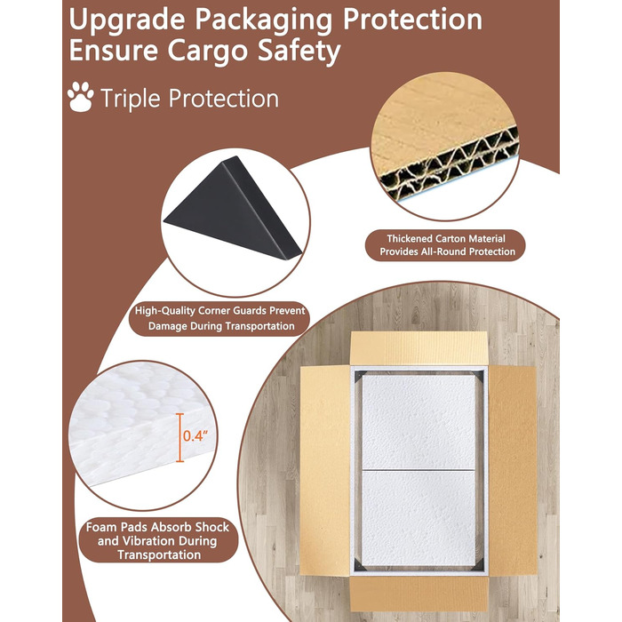 Насадка для собачого воріта, дерев'яна робоча поверхня, сіра. Сумісна з ворітками 76,2 см (30 дюймів).