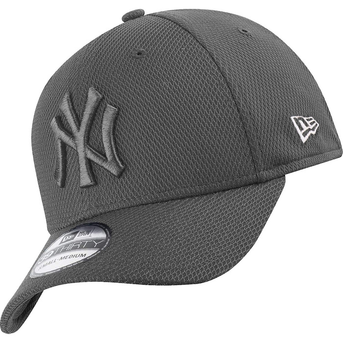 Кепка New Era 39thirty MLB Нью-Йорк Янкиз/Лос-Анджелес Доджерс, сірий/червоний, XS-S
