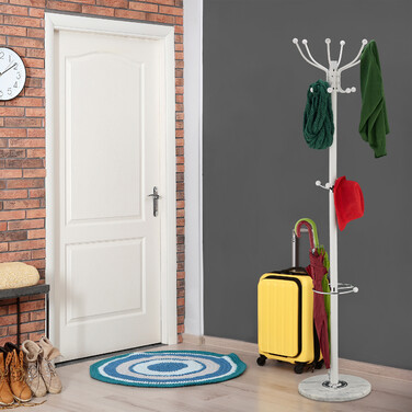 Relaxdays Coat Rack with Umbrella Stand