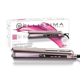 Плойка для волосся Bellissima Creativity B9 300 – створення прямих та хвилястих зачісок, керамічне покриття, сіро-фіолетовий колір, регулювання температури 150-230°C, швидкий нагрів