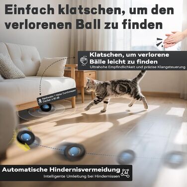 Іграшка для котів, інтерактивна куля з лабіринтом, автоматична мишка з пір'ям, мисливська іграшка, подарунок для кота