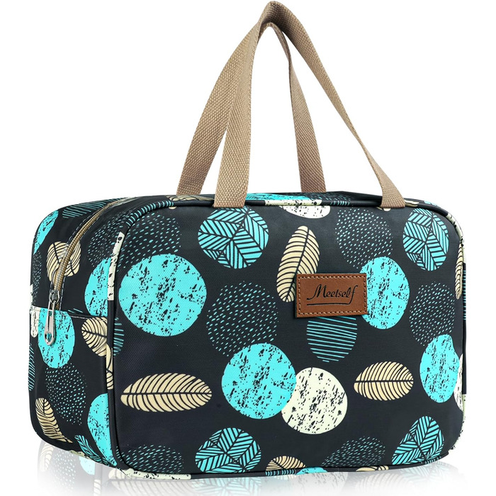 Чоловіча/Жіноча велика косметичка для подорожей, органайзер для косметики та аксесуарів, велика валізка з ручкою #9