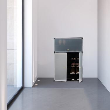 Relaxdays Shoe Cabinet Plastic